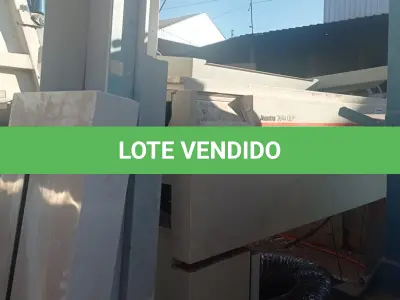 LOTE 450 - 01 SUCATA DE MAQUINÁRIO GRÁFICO. (NO ESTADO, LEILÃO NÃO TEM GARANTIA E NEM DEVOLUÇÃO, SUJEITO A POSSÍVEIS AVARIAS VISÍVEIS/OCULTAS E/OU AUSÊNCIA DE COMPONENTES).