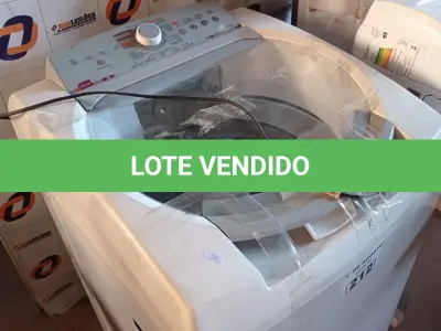 LOTE 212 - 01 MÁQUINA DE LAVAR ROUPAS MARCA BRASTEMP CAPACIDADE 11KG 220V. (NO ESTADO, LEILÃO NÃO TEM GARANTIA E NEM DEVOLUÇÃO, SUJEITO A POSSÍVEIS AVARIAS VISÍVEIS/OCULTAS E/OU AUSÊNCIA DE COMPONENTES).