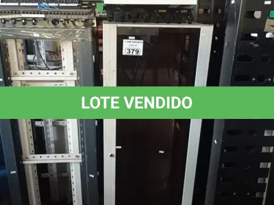 LOTE 379 - 03 RACK’S PARA EQUIPAMENTOS DE REDE MARCAS E MODELOS DIVERSOS. (NO ESTADO, LEILÃO NÃO TEM GARANTIA E NEM DEVOLUÇÃO, SUJEITO A POSSÍVEIS AVARIAS VISÍVEIS/OCULTAS E/OU AUSÊNCIA DE COMPONENTES).