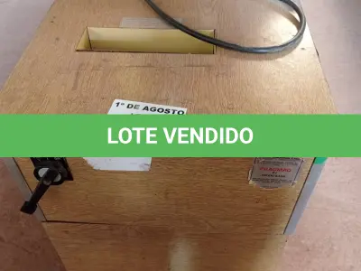 LOTE 337 - 01 FRAGMENTADORA DE PAPEL 220V. (NO ESTADO, LEILÃO NÃO TEM GARANTIA E NEM DEVOLUÇÃO, SUJEITO A POSSÍVEIS AVARIAS VISÍVEIS/OCULTAS E/OU AUSÊNCIA DE COMPONENTES).