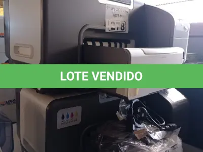 LOTE 278 - 02 IMPRESSORAS MARCAS HP MODELO INK JET 1200WN INCOMPLETAS. (NO ESTADO, LEILÃO NÃO TEM GARANTIA E NEM DEVOLUÇÃO, SUJEITO A POSSÍVEIS AVARIAS VISÍVEIS/OCULTAS E/OU AUSÊNCIA DE COMPONENTES).