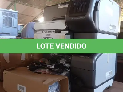 LOTE 364 - 02 IMPRESSORAS MARCAS HP MODELO INK JET 1200WN INCOMPLETAS. (NO ESTADO, LEILÃO NÃO TEM GARANTIA E NEM DEVOLUÇÃO, SUJEITO A POSSÍVEIS AVARIAS VISÍVEIS/OCULTAS E/OU AUSÊNCIA DE COMPONENTES).
