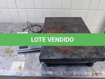 LOTE 006 - BALANÇA ELETRÔNICA 500KG TCS SYSTEM (NO ESTADO, NÃO SABEMOS SE FUNCIONA. LEILÃO NÃO TEM GARANTIA E NEM DEVOLUÇÃO).
