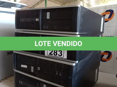 LOTE 283 - 04 CPU’S MARCAS E MODELOS DIVERSOS PARA RETIRADA DE PEÇAS. (NO ESTADO, LEILÃO NÃO TEM GARANTIA E NEM DEVOLUÇÃO, SUJEITO A POSSÍVEIS AVARIAS VISÍVEIS/OCULTAS E/OU AUSÊNCIA DE COMPONENTES).