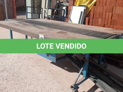 LOTE 454 - 01 PRANCHA DE FERRO COM ESTEIRA. (NO ESTADO, LEILÃO NÃO TEM GARANTIA E NEM DEVOLUÇÃO, SUJEITO A POSSÍVEIS AVARIAS VISÍVEIS/OCULTAS E/OU AUSÊNCIA DE COMPONENTES).