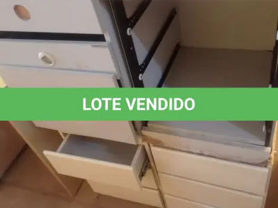LOTE 416 - 06 GAVETEIROS COM AVARIAS. (NO ESTADO, LEILÃO NÃO TEM GARANTIA E NEM DEVOLUÇÃO, SUJEITO A POSSÍVEIS AVARIAS VISÍVEIS/OCULTAS E/OU AUSÊNCIA DE COMPONENTES).