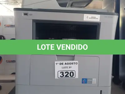 LOTE 320 - 01 IMPRESSORA MULTIFUNCIONAL MARCA SAMSUNG MODELO SCX-5835NX. (NO ESTADO, LEILÃO NÃO TEM GARANTIA E NEM DEVOLUÇÃO, SUJEITO A POSSÍVEIS AVARIAS VISÍVEIS/OCULTAS E/OU AUSÊNCIA DE COMPONENTES).