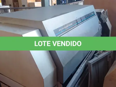 LOTE 443 - 01 SUCATA DE MAQUINÁRIO GRÁFICO. (NO ESTADO, LEILÃO NÃO TEM GARANTIA E NEM DEVOLUÇÃO, SUJEITO A POSSÍVEIS AVARIAS VISÍVEIS/OCULTAS E/OU AUSÊNCIA DE COMPONENTES).