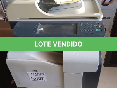 LOTE 266 - 01 IMPRESSORA MULTIFUNCIONAL MARCA HP MODELO CM3530. (NO ESTADO, LEILÃO NÃO TEM GARANTIA E NEM DEVOLUÇÃO, SUJEITO A POSSÍVEIS AVARIAS VISÍVEIS/OCULTAS E/OU AUSÊNCIA DE COMPONENTES).