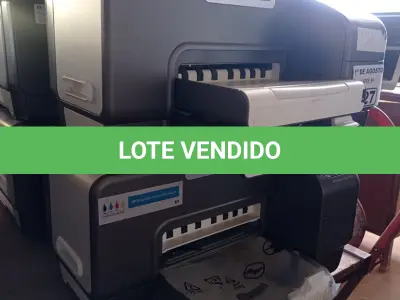 LOTE 327 - 05 IMPRESSORAS MARCAS HP MODELO INK JET 1200WN INCOMPLETAS. (NO ESTADO, LEILÃO NÃO TEM GARANTIA E NEM DEVOLUÇÃO, SUJEITO A POSSÍVEIS AVARIAS VISÍVEIS/OCULTAS E/OU AUSÊNCIA DE COMPONENTES).