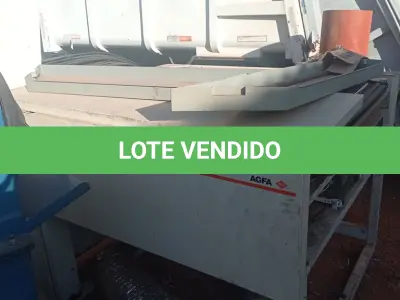 LOTE 450 - 01 SUCATA DE MAQUINÁRIO GRÁFICO. (NO ESTADO, LEILÃO NÃO TEM GARANTIA E NEM DEVOLUÇÃO, SUJEITO A POSSÍVEIS AVARIAS VISÍVEIS/OCULTAS E/OU AUSÊNCIA DE COMPONENTES).