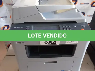 LOTE 284 - 01 IMPRESSORA MULTIFUNCIONAL MARCA SAMSUNG MODELO SCX-5835NX. (NO ESTADO, LEILÃO NÃO TEM GARANTIA E NEM DEVOLUÇÃO, SUJEITO A POSSÍVEIS AVARIAS VISÍVEIS/OCULTAS E/OU AUSÊNCIA DE COMPONENTES).
