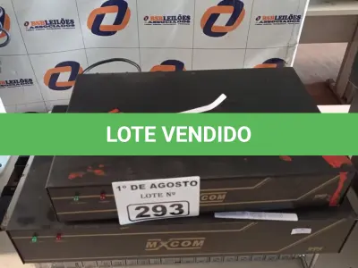 LOTE 293 - 03 EQUIPAMENTOS ELETRÔNICOS DIVERSOS. (NO ESTADO, LEILÃO NÃO TEM GARANTIA E NEM DEVOLUÇÃO, SUJEITO A POSSÍVEIS AVARIAS VISÍVEIS/OCULTAS E/OU AUSÊNCIA DE COMPONENTES).