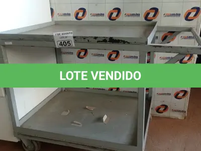 LOTE 405 - 01 CARRINHO DE TRANSPORTE DE CARGAS. (NO ESTADO, LEILÃO NÃO TEM GARANTIA E NEM DEVOLUÇÃO, SUJEITO A POSSÍVEIS AVARIAS VISÍVEIS/OCULTAS E/OU AUSÊNCIA DE COMPONENTES).