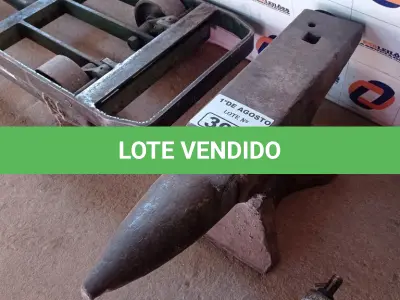 LOTE 394 - 01 BIGORNA. (NO ESTADO, LEILÃO NÃO TEM GARANTIA E NEM DEVOLUÇÃO, SUJEITO A POSSÍVEIS AVARIAS VISÍVEIS/OCULTAS E/OU AUSÊNCIA DE COMPONENTES).
