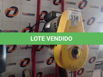 LOTE 338 - 01 DESENTUPIDOR TL50 COM MOTOR VOGES MONOFÁSICO INCOMPLETA. (NO ESTADO, LEILÃO NÃO TEM GARANTIA E NEM DEVOLUÇÃO, SUJEITO A POSSÍVEIS AVARIAS VISÍVEIS/OCULTAS E/OU AUSÊNCIA DE COMPONENTES).