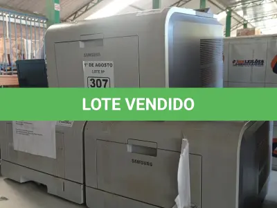 LOTE 307 - 03 IMPRESSORAS MARCAS SAMSUNG MODELO 3051/3471. (NO ESTADO, LEILÃO NÃO TEM GARANTIA E NEM DEVOLUÇÃO, SUJEITO A POSSÍVEIS AVARIAS VISÍVEIS/OCULTAS E/OU AUSÊNCIA DE COMPONENTES).