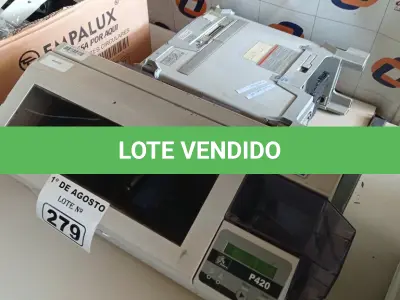 LOTE 279 - 01 IMPRESSORA DE CARTÕES ZEBRA P420 E 01 OSCILOSCÓPIO COM AVARIAS. (NO ESTADO, LEILÃO NÃO TEM GARANTIA E NEM DEVOLUÇÃO, SUJEITO A POSSÍVEIS AVARIAS VISÍVEIS/OCULTAS E/OU AUSÊNCIA DE COMPONENTES).