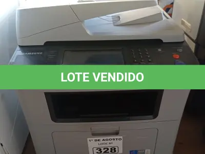 LOTE 328 - 01 IMPRESSORA MULTIFUNCIONAL MARCA SAMSUNG MODELO SCX-5835NX. (NO ESTADO, LEILÃO NÃO TEM GARANTIA E NEM DEVOLUÇÃO, SUJEITO A POSSÍVEIS AVARIAS VISÍVEIS/OCULTAS E/OU AUSÊNCIA DE COMPONENTES).
