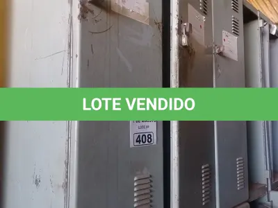 LOTE 408 - 01 ARMÁRIO ROUPEIRO EM AÇO INCOMPLETO. (NO ESTADO, LEILÃO NÃO TEM GARANTIA E NEM DEVOLUÇÃO, SUJEITO A POSSÍVEIS AVARIAS VISÍVEIS/OCULTAS E/OU AUSÊNCIA DE COMPONENTES).
