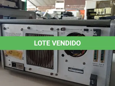 LOTE 258 - 01 ANALISADOR DE ESPECTRO. (NO ESTADO, LEILÃO NÃO TEM GARANTIA E NEM DEVOLUÇÃO, SUJEITO A POSSÍVEIS AVARIAS VISÍVEIS/OCULTAS E/OU AUSÊNCIA DE COMPONENTES).