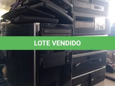 LOTE 316 - 06 CPU’S E VÁRIOS TECLADOS PARA PC MARCAS E MODELOS DIVERSOS. (NO ESTADO, LEILÃO NÃO TEM GARANTIA E NEM DEVOLUÇÃO, SUJEITO A POSSÍVEIS AVARIAS VISÍVEIS/OCULTAS E/OU AUSÊNCIA DE COMPONENTES).