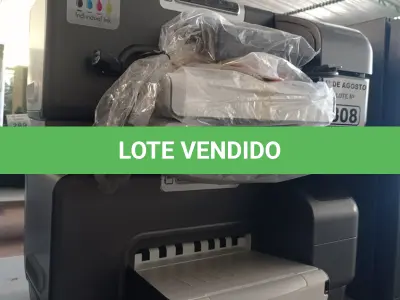 LOTE 308 - 02 IMPRESSORAS MARCAS HP MODELO INK JET 1200WN INCOMPLETAS. (NO ESTADO, LEILÃO NÃO TEM GARANTIA E NEM DEVOLUÇÃO, SUJEITO A POSSÍVEIS AVARIAS VISÍVEIS/OCULTAS E/OU AUSÊNCIA DE COMPONENTES).