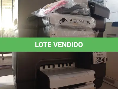 LOTE 354 - 02 IMPRESSORAS MARCAS HP MODELO INK JET 1200WN INCOMPLETAS. (NO ESTADO, LEILÃO NÃO TEM GARANTIA E NEM DEVOLUÇÃO, SUJEITO A POSSÍVEIS AVARIAS VISÍVEIS/OCULTAS E/OU AUSÊNCIA DE COMPONENTES).