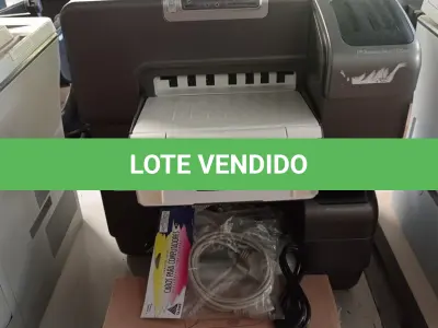 LOTE 350 - 02 IMPRESSORAS MARCAS HP MODELO INK JET 1200WN INCOMPLETAS. (NO ESTADO, LEILÃO NÃO TEM GARANTIA E NEM DEVOLUÇÃO, SUJEITO A POSSÍVEIS AVARIAS VISÍVEIS/OCULTAS E/OU AUSÊNCIA DE COMPONENTES).