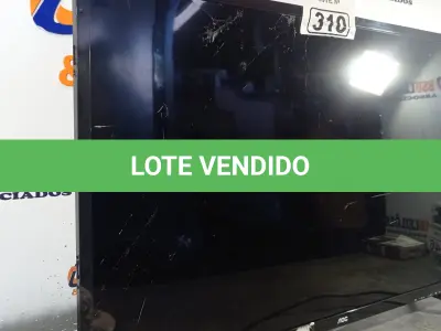 LOTE 310 - 01 TV DE LED MARCA AOC 32” POL PARA RETIRADA DE PEÇAS. (NO ESTADO, LEILÃO NÃO TEM GARANTIA E NEM DEVOLUÇÃO, SUJEITO A POSSÍVEIS AVARIAS VISÍVEIS/OCULTAS E/OU AUSÊNCIA DE COMPONENTES).