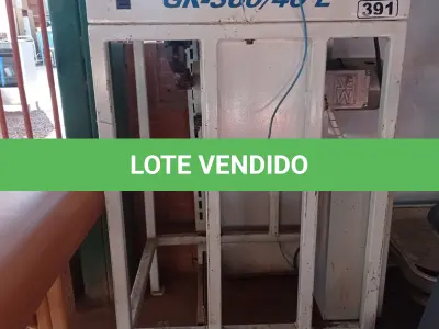LOTE 391 - 01 GUILHOTINA MODELO GK-360/40E. (NO ESTADO, LEILÃO NÃO TEM GARANTIA E NEM DEVOLUÇÃO, SUJEITO A POSSÍVEIS AVARIAS VISÍVEIS/OCULTAS E/OU AUSÊNCIA DE COMPONENTES).