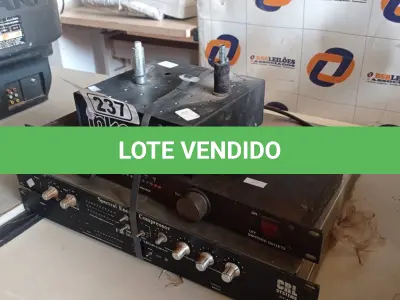 LOTE 237 - 04 EQUIPAMENTOS ELETRÔNICOS DIVERSOS. (NO ESTADO, LEILÃO NÃO TEM GARANTIA E NEM DEVOLUÇÃO, SUJEITO A POSSÍVEIS AVARIAS VISÍVEIS/OCULTAS E/OU AUSÊNCIA DE COMPONENTES).