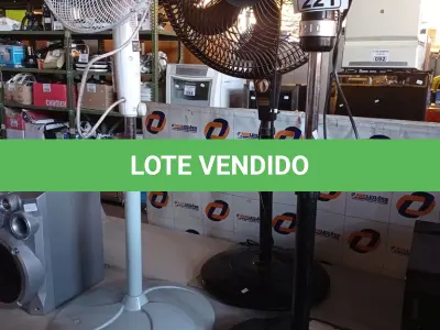 LOTE 221 - 03 VENTILADORES DE COLUNA MARCAS E MODELOS DIVERSOS. (NO ESTADO, LEILÃO NÃO TEM GARANTIA E NEM DEVOLUÇÃO, SUJEITO A POSSÍVEIS AVARIAS VISÍVEIS/OCULTAS E/OU AUSÊNCIA DE COMPONENTES).