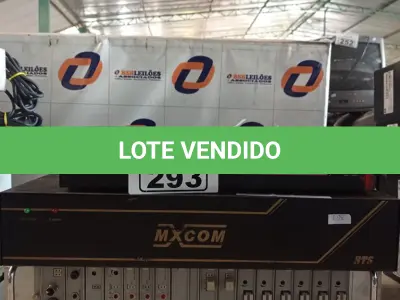 LOTE 293 - 03 EQUIPAMENTOS ELETRÔNICOS DIVERSOS. (NO ESTADO, LEILÃO NÃO TEM GARANTIA E NEM DEVOLUÇÃO, SUJEITO A POSSÍVEIS AVARIAS VISÍVEIS/OCULTAS E/OU AUSÊNCIA DE COMPONENTES).