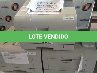LOTE 307 - 03 IMPRESSORAS MARCAS SAMSUNG MODELO 3051/3471. (NO ESTADO, LEILÃO NÃO TEM GARANTIA E NEM DEVOLUÇÃO, SUJEITO A POSSÍVEIS AVARIAS VISÍVEIS/OCULTAS E/OU AUSÊNCIA DE COMPONENTES).