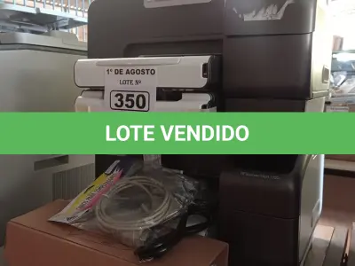 LOTE 350 - 02 IMPRESSORAS MARCAS HP MODELO INK JET 1200WN INCOMPLETAS. (NO ESTADO, LEILÃO NÃO TEM GARANTIA E NEM DEVOLUÇÃO, SUJEITO A POSSÍVEIS AVARIAS VISÍVEIS/OCULTAS E/OU AUSÊNCIA DE COMPONENTES).