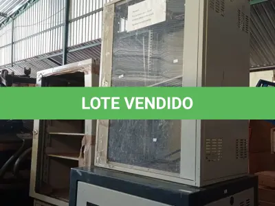 LOTE 381 - 04 RACK’S PARA EQUIPAMENTOS DE REDE MARCAS E MODELOS DIVERSOS. (NO ESTADO, LEILÃO NÃO TEM GARANTIA E NEM DEVOLUÇÃO, SUJEITO A POSSÍVEIS AVARIAS VISÍVEIS/OCULTAS E/OU AUSÊNCIA DE COMPONENTES).