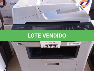 LOTE 272 - 01 IMPRESSORA MULTIFUNCIONAL MARCA SAMSUNG MODELO SCX-5835NX. (NO ESTADO, LEILÃO NÃO TEM GARANTIA E NEM DEVOLUÇÃO, SUJEITO A POSSÍVEIS AVARIAS VISÍVEIS/OCULTAS E/OU AUSÊNCIA DE COMPONENTES).