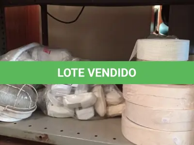 LOTE 197 - 01 LOTE COM VÁRIAS FITAS PARA DRYWALL, 03 CHUVEIROS, SENSORES DE PRESENÇA, PARAFUSOS E TOMADAS ELÉTRICAS DIVERSAS. (NO ESTADO, LEILÃO NÃO TEM GARANTIA E NEM DEVOLUÇÃO, SUJEITO A POSSÍVEIS AVARIAS VISÍVEIS/OCULTAS E/OU AUSÊNCIA DE COMPONENTES).