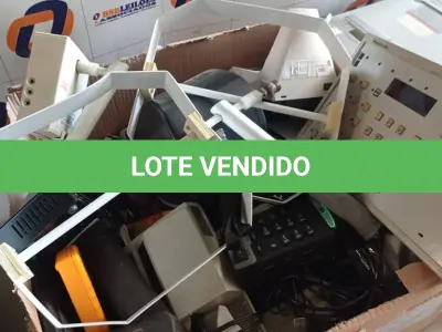 LOTE 281 - 01 LOTE COM ELETRÔNICOS DIVERSOS. (NO ESTADO, LEILÃO NÃO TEM GARANTIA E NEM DEVOLUÇÃO, SUJEITO A POSSÍVEIS AVARIAS VISÍVEIS/OCULTAS E/OU AUSÊNCIA DE COMPONENTES).