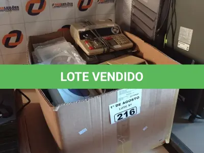 LOTE 216 - 01 LOTE COM VÁRIAS CALCULADORAS E APARELHOS DE TELEFONE MARCAS E MODELOS DIVERSOS. (NO ESTADO, LEILÃO NÃO TEM GARANTIA E NEM DEVOLUÇÃO, SUJEITO A POSSÍVEIS AVARIAS VISÍVEIS/OCULTAS E/OU AUSÊNCIA DE COMPONENTES).