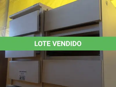LOTE 416 - 06 GAVETEIROS COM AVARIAS. (NO ESTADO, LEILÃO NÃO TEM GARANTIA E NEM DEVOLUÇÃO, SUJEITO A POSSÍVEIS AVARIAS VISÍVEIS/OCULTAS E/OU AUSÊNCIA DE COMPONENTES).