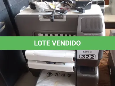LOTE 322 - 02 IMPRESSORAS MARCAS HP MODELO INK JET 1200WN INCOMPLETAS. (NO ESTADO, LEILÃO NÃO TEM GARANTIA E NEM DEVOLUÇÃO, SUJEITO A POSSÍVEIS AVARIAS VISÍVEIS/OCULTAS E/OU AUSÊNCIA DE COMPONENTES).