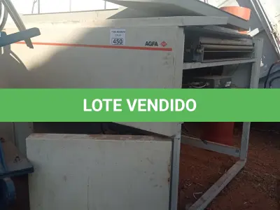 LOTE 450 - 01 SUCATA DE MAQUINÁRIO GRÁFICO. (NO ESTADO, LEILÃO NÃO TEM GARANTIA E NEM DEVOLUÇÃO, SUJEITO A POSSÍVEIS AVARIAS VISÍVEIS/OCULTAS E/OU AUSÊNCIA DE COMPONENTES).