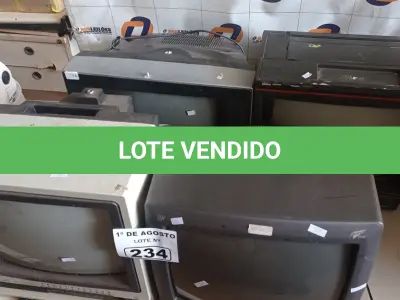 LOTE 234 - 04 TV’S DE TUBO MARCAS E MODELOS DIVERSOS. (NO ESTADO, LEILÃO NÃO TEM GARANTIA E NEM DEVOLUÇÃO, SUJEITO A POSSÍVEIS AVARIAS VISÍVEIS/OCULTAS E/OU AUSÊNCIA DE COMPONENTES).