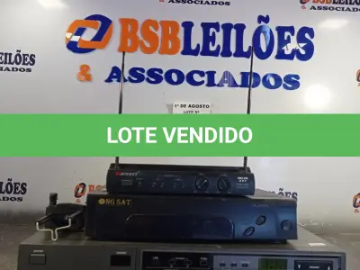 LOTE 263 - 03 EQUIPAMENTOS ELETRÔNICOS DIVERSOS. (NO ESTADO, LEILÃO NÃO TEM GARANTIA E NEM DEVOLUÇÃO, SUJEITO A POSSÍVEIS AVARIAS VISÍVEIS/OCULTAS E/OU AUSÊNCIA DE COMPONENTES).