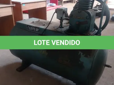 LOTE 404 - 01 COMPRESSOR DE AR COM AVARIAS. (NO ESTADO, LEILÃO NÃO TEM GARANTIA E NEM DEVOLUÇÃO, SUJEITO A POSSÍVEIS AVARIAS VISÍVEIS/OCULTAS E/OU AUSÊNCIA DE COMPONENTES).