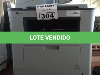 LOTE 304 - 01 IMPRESSORA MULTIFUNCIONAL MARCA SAMSUNG MODELO SCX-5835NX. (NO ESTADO, LEILÃO NÃO TEM GARANTIA E NEM DEVOLUÇÃO, SUJEITO A POSSÍVEIS AVARIAS VISÍVEIS/OCULTAS E/OU AUSÊNCIA DE COMPONENTES).