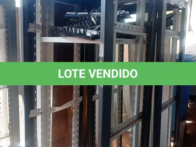 LOTE 402 - 02 RACK’S PARA EQUIPAMENTOS DE REDE. (NO ESTADO, LEILÃO NÃO TEM GARANTIA E NEM DEVOLUÇÃO, SUJEITO A POSSÍVEIS AVARIAS VISÍVEIS/OCULTAS E/OU AUSÊNCIA DE COMPONENTES).
