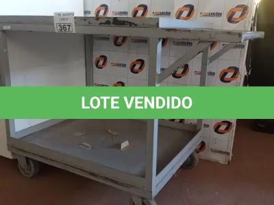 LOTE 367 - 01 CARRINHO DE TRANSPORTE DE CARGAS. (NO ESTADO, LEILÃO NÃO TEM GARANTIA E NEM DEVOLUÇÃO, SUJEITO A POSSÍVEIS AVARIAS VISÍVEIS/OCULTAS E/OU AUSÊNCIA DE COMPONENTES).